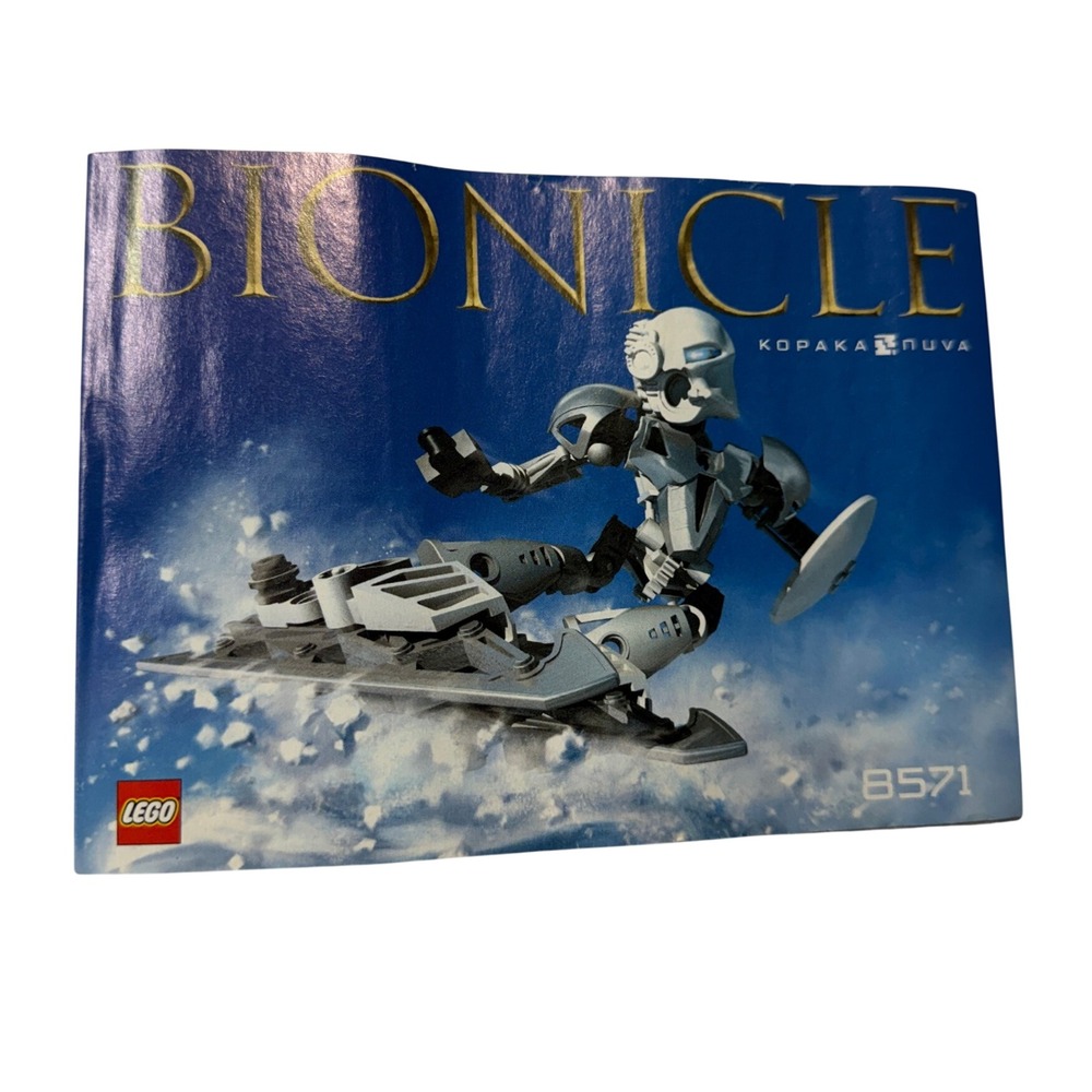 LEGO Bionicle Kopaka Nuva 8571 Building Instruction Manual Only Toa Nuva Ice